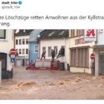 Bangen mit Betroffenen der Hochwasserkatastrophe im Norden von Rheinland-Pfalz – Mainzer Einsatzkräfte helfen