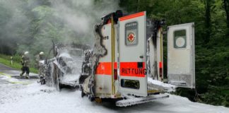 Mainzer Rettungswagen beim Einsatz an der Ahr explodiert – DRK Hechtsheim braucht selbst Hilfe: Spenden für neuen Rettungswagen