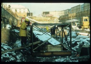 Ausgrabung der Römerschiffe im Winter 1981-1982. - Foto: GDKE