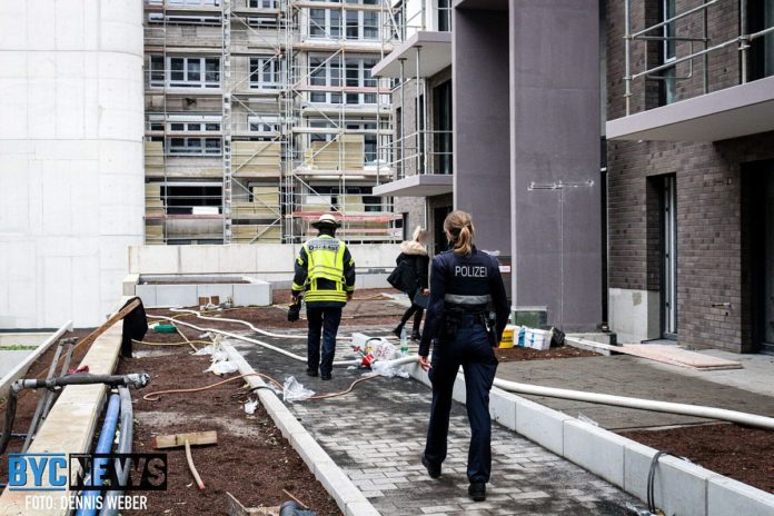 Baustellenbrand am Hildegardis in Mainz: zehn Bauarbeiter verletzt – Giftige Dämpfe durch brennende Baumaterialien?