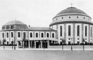 Die alte Hauptsynagoge von Mainz im Jahr 1912. - Foto: TU Darmstadt via Wikipedia