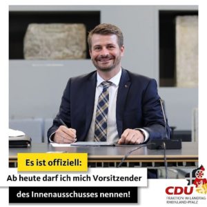 Dirk Herber (CDU) ist Vorsitzender des Innenausschusses des Mainzer Landtags und CDU-Obmann im Untersuchungsausschuss Ahrtal. - Foto: CDU RLP
