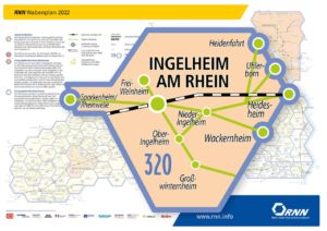 Gültigkeitsbereich für das kostenlose Ticket in Ingelheim und Umgebung. - Grafik: RNN