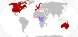 Weltweite Ausbreitung der Affenpocken im Mai 2022. - Foto via Wikipedia von ArcMachaon