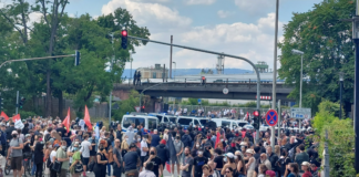 Großdemos legen Innenstadt von Mainz lahm – Aufmarsch der ultrarechten NSP von 2500 Gegendemonstranten blockiert