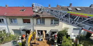 Mann in Baugrube in Mainz-Mombach verschüttet – Nach 75 Minuten mit Seilen gerettet