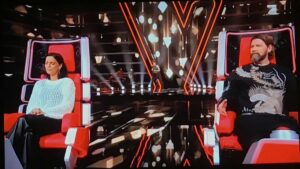 Stefanie Kloß und Rae Garvey lauschen dem Auftritt Annys. - Screenshot: gik