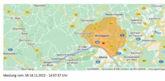 UPDATE& — Weltkriegsbombe in Wiesbaden-Biebrich gefunden – Entschärfung Mittwochabend, Achtung: Evakuierung!
