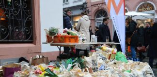Hilfe für Mainzer Tafel: 250 Stoffbeutel voller Lebensmittelspenden – OB-Kandidat Nino Haase: Hilfsbereitschaft groß