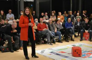 CDU-OB-Kandidatin Manuela Matz beim Wahlforum "Mensch.Wähl.Mich". - Foto: gik