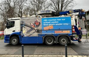 Kanalreinigungs-Wagen des Mainzer Entsorgungsbetriebs: Auch eine Vorsorge gegen Überschwemmungen. - Foto: gik