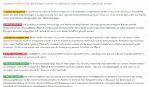 Antworten im Mainz-O-Mat zum Thema Schutz landwirtschaftlicher Flächen vor Versiegelung. - Foto: gik
