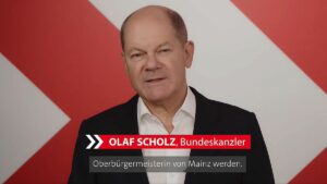 Wirbt für die SPD-Kandidatin Mareike von Jungenfeld: Bundeskanzler Olaf Scholz (SPD). - Foto: gik