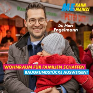 Junger Familienvater: FDP-Kandidat Marc Engelmann. - Foto: FDP Mainz