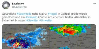 Superzelle über Mainz-Ebersheim: 30 Häuser bei Unwetter teils schwer beschädigt – Gartenhaus fliegt in Dach