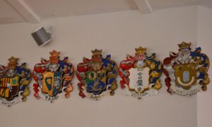Wappen der Mainzer Ritter in der Schlaraffia Moguntia. - Foto: gik