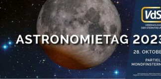 Astronomietag bei der Sternwarte der AAG Mainz am 28. Oktober: Sonnenbeobachtung und partielle Mondfinsternis