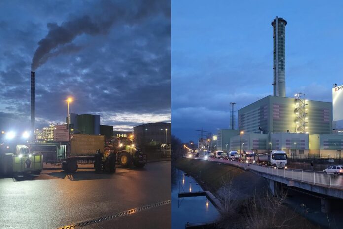 Bauernproteste gehen weiter: Blockade des Mainzer Hafens, Protest rund um Flughafen Frankfurt – Gespräch mit Dreyer
