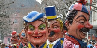 Fastnachtsmotto 2027 in Mainz verneigt sich vor den Meenzer Schwellköpp: 100 Jahre Jubiläum der übergroßen Pappmachéfiguren
