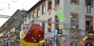 75 Jahre Rosenmontagszug in Mainz: 121. Zug seit 1837 mit Rekordlänge – 9.500 Teilnehmer, 140 Zugnummern