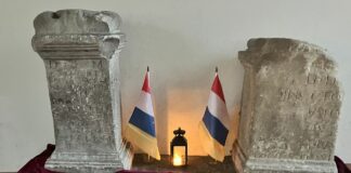 Unsichtbare Römergarde wird im Rosenmontagszug in Mainz sichtbar – Ordensempfang am Mithras-Heiligtum