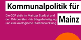 ÖDP Mainz mit Terminen zur Kommunalwahl: Problem Ultrafeinstaub und Zukunft Ortskern Mainz-Hechtsheim