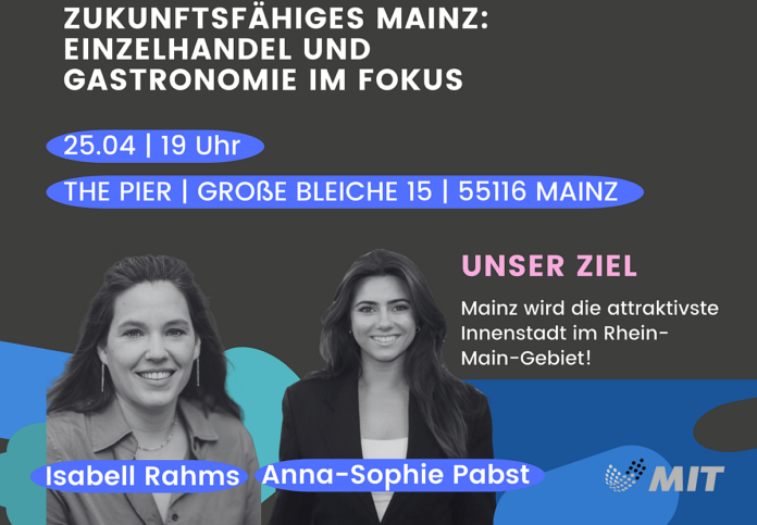 CDU Mainz: Umfrage und Debatte „Zukunftsfähiges Mainz“ zum Thema Einzelhandel und Gastronomie am 25. April 2024