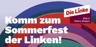 Wahl-Sommerfest der Linken Mainz am 1. Juni 2024 auf dem Schillerplatz: Spiel, Spaß und Sozialismus zur Europawahl und Stadtratswahl