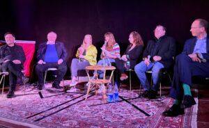 Podiumsdiskussion zum Thema Kulturpolitik im Ollohof in Mainz vergangenen Samstag. - Foto: gik