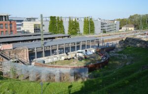 Das antike Römische Bühnentheater in Mainz ist das größte, jemals gefundenen nördlich der Alpen. Hier der Zustand im Sommer 2023. - Foto: gik