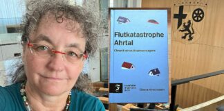 Flutkatastrophe im Ahrtal: Lesung mit Mainz&-Chefin Gisela Kirschstein im Offenen Wohnzimmer in Mainz-Kostheim