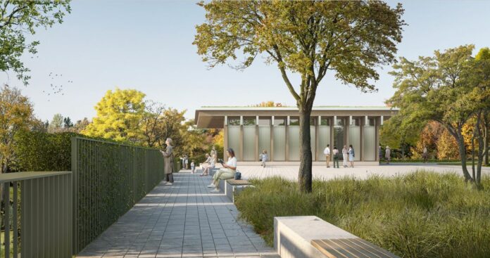 Baustart für Besucherzentrum am Alten Jüdischen Friedhof Mainz: Erhöhte Plattform soll Ausblick auf Welterbe bieten