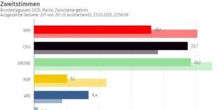 Bundestagswahl 2025: So hat Mainz gewählt – Baldy drin, Groden-Kranich siegt und verliert, Linke mit Sensations-Comeback