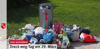 Dreck weg-Tag in Mainz am Samstag, 29. März 2025 – Aufräumtag feiert 25. Jubiläum