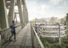 Kaiserbrücke bei Mainz für Rad- und Fußverkehr gesperrt: Schäden am Bodenbelag – Spatenstich für Radspindel in Wiesbaden