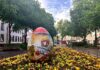 Mainz& wünscht allen Lesern Frohe Ostern! – Friedliche Feiertage! – Ostereier aus Zagreb erneut im Stadtbild, Osterhase vermisst