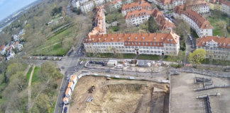 Römische Funde der antiken Lagervorstadt in Mainz: Dutzende Fundamente aus Römerzeit nur knapp unter der Oberfläche