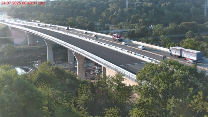 Salzbachtalbrücke der A66 bei Wiesbaden ist fertig: Zweiter Brückenteil wird am 1. August 2025 eröffnet