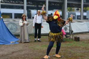 Hinkelscher Trudi mit "Peise" und "Euel" im Hintergrund. - Foto: Desiree Hansmann