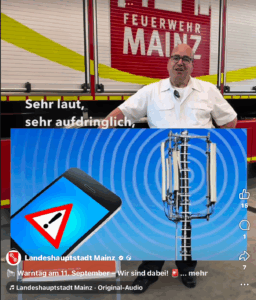 Video der Stadt Mainz zum Bundesweiten Warntag 2025, mit Erklärung zum Cell Broadcasting auf dem Handy. - Foto: gik