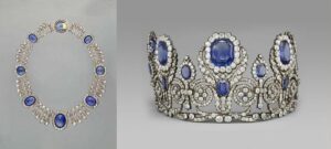 Kette und Diadem der Königinnen Hortense und Marie-Amélie. - Fotos: BKA