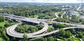 Marode Vorlandbrücke A643 bei Mainz: Abfahrt von Schiersteiner Brücke nach Mombach wird dauerhaft gesperrt