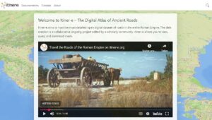 Das Projekt Itiner-E hat das antike römische Straßennetz digital rekonstruiert. - Screenshot: gik