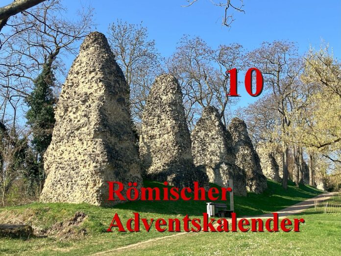 Mainz&-Adventskalender, Türchen 10: Die Ritter vom Ageduch und der Pont du Gard von Mainz – Die Römersteine von Zahlbach