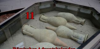 Mainz&-Adventskalender, Türchen 11: Amphoren im Untergrund, edles Essgeschirr und ein zauberhafter Delphin – Wie die Römer in Mainz lebten