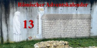 Mainz&-Adventskalender, Türchen 13: Wo einst Schiffer Blussus ruhte – Das Gräberfeld und die Via Sepulcrum von Mainz-Weisenau