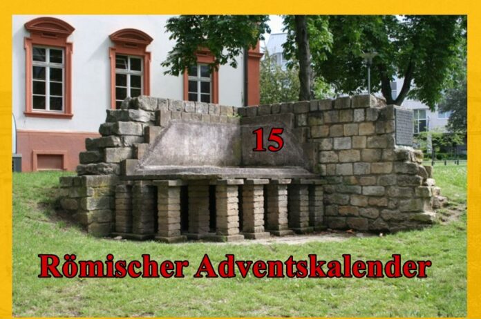 Mainz&-Adventskalender, Türchen 15: Warme Füße im eisigen Mogontiacum – Das Hypokaustum am Proviantamt in Mainz