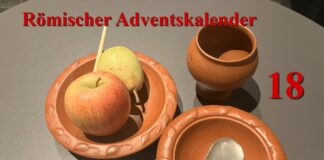 Mainz&-Adventskalender, Türchen 18: Mostbrötchen, Fetakäse und Bratwurst – Zu Tisch bei den Römern in Mainz