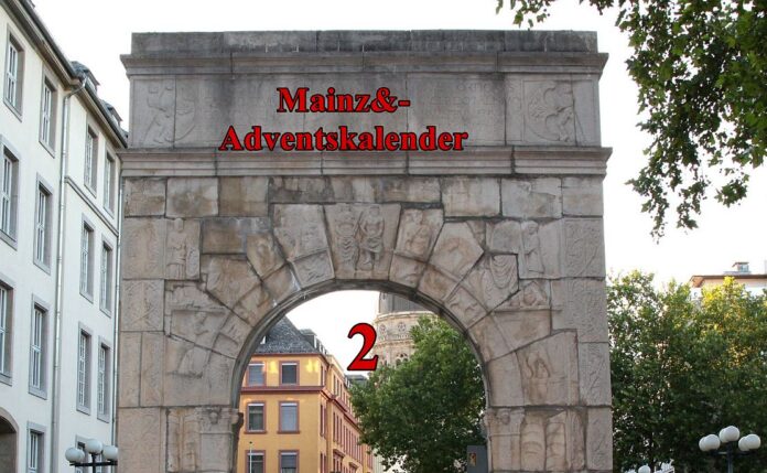 Mainz&-Adventskalender, Türchen 2: Der Ehrenbogen des Dativius Victor aus Nida – Flucht, Vertreibung und neue Heimat