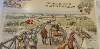 Mainz&-Adventskalender, Türchen 22: Rechts des Rheins ist auch noch Rom – Römerbrücke von Mainz ins Castellum Mattiacorum